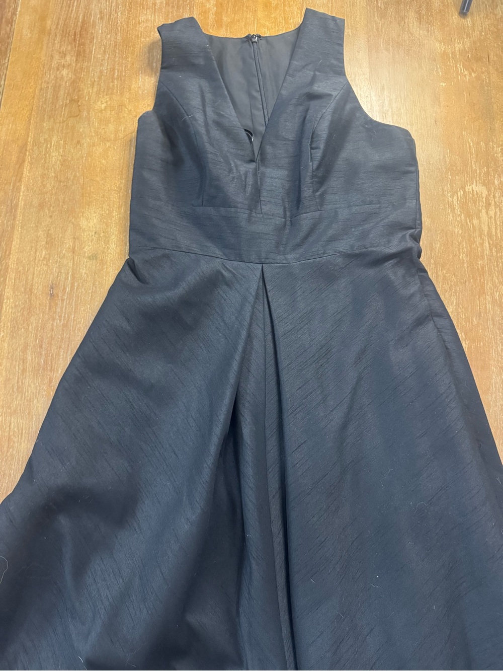ALFRED SUNG Black Sleeveless V-Neck A-Line Formal Dress